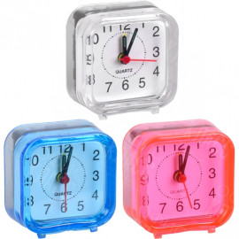 НАСТОЛЬНЫЕ ЧАСЫ - БУДИЛЬНИК 2046А/Х2-12 MINI 6*6*3СМ