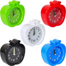 НАСТОЛЬНЫЕ ЧАСЫ - БУДИЛЬНИК Х2–18 «ЯБЛОКО»  11×11×4 СМ