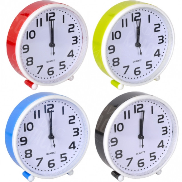 НАСТОЛЬНЫЕ ЧАСЫ - БУДИЛЬНИК Х2–21 14×14×4 СМ