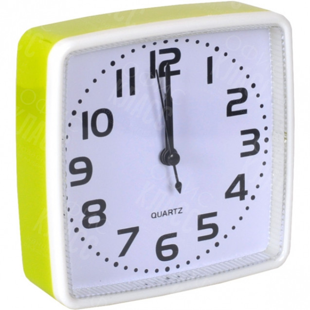 НАСТОЛЬНЫЕ ЧАСЫ - БУДИЛЬНИК Х2–22 14×14×4 СМ
