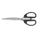 НОЖНИЦЫ AXENT ULTRA 6211-01-A, 19 СМ, С ПЛАСТИКОВЫМИ РУЧКАМИ, ЧЕРНЫЕ