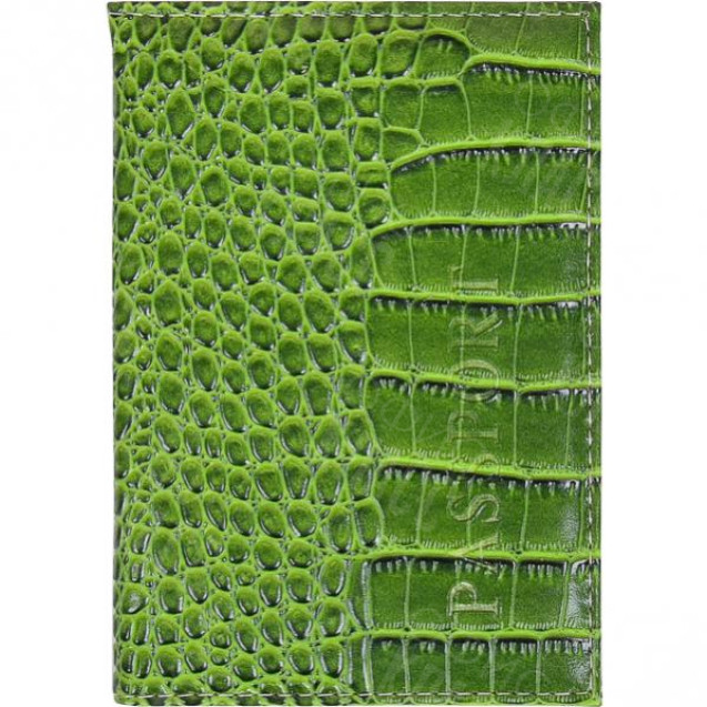 ОБЛОЖКА ДЛЯ ПАСПОРТА 4–50 «ЗМЕЯ»  КОЖ/ЗАМ