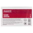 БЕЙДЖ ГОРИЗОНТАЛЬНЫЙ AXENT 4501-A НА ЗАКОЛКЕ, 88X55 ММ, ПРОЗРАЧНЫЙ