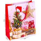 ПАКЕТ «MERRY CHRISTMAS»  13–155 26×32×10  СМ