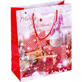 ПАКЕТ «MERRY CHRISTMAS»  13–155 26×32×10  СМ