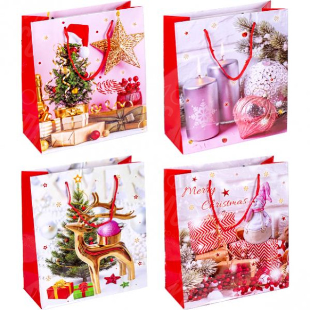 ПАКЕТ «MERRY CHRISTMAS»  13–155 26×32×10  СМ