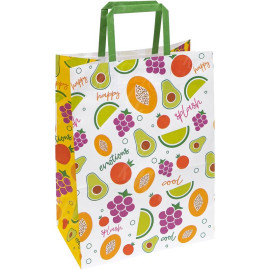 ПАКЕТ БУМАЖНЫЙ КРАФТ БЕЛЫЙ 25Х15Х34,5СМ KGB 253415-39