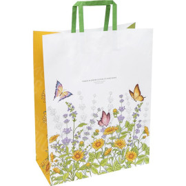 ПАКЕТ БУМАЖНЫЙ КРАФТ БЕЛЫЙ 32Х15Х42СМ KGB 324215-24