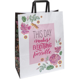 ПАКЕТ БУМАЖНЫЙ КРАФТ БЕЛЫЙ 32Х15Х42СМ KGB 324215-35