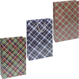 ПАКЕТ ЦВЕТНОЙ БОЛЬШОЙ "ПОДАРОЧНЫЙ" ВЕРТИКАЛЬНЫЙ 25Х36Х12 СМ 5031