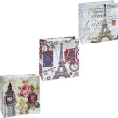 ПАКЕТ ЦВЕТНОЙ КВАДРАТ 24Х24Х10 СМ 4029