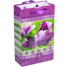 ПАКЕТ ЦВЕТНОЙ МАЛЫЙ «ЦВЕТЫ»  11×18×5 СМ 1006