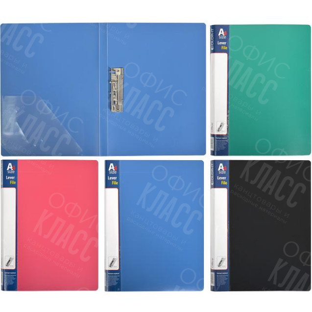 ПАПКА "БОКОВОЙ ЗАЖИМ" С КАРМАНОМ А4 "С" AB307