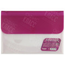 ПАПКА А4 ЛИПУЧКА КОНВЕРТ ПЛАСТИКОВАЯ 4 ОТДЕЛЕНИЯ 1429-13А