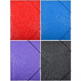 ПАПКА А4 РЕЗИНКА ПЛАСТИКОВАЯ УЗОР