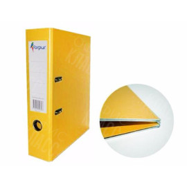 ПАПКА-РЕГИСТРАТОР А4 FORPUS ЖЕЛТАЯ 7СМ