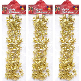 ДЕКОРАТИВНЫЕ БУСЫ НА ЕЛКУ "ЗВЕЗДОЧКИ" XYA-56-2.7М