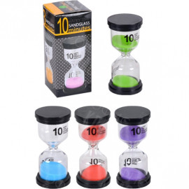 ПЕСОЧНЫЕ ЧАСЫ НА 10 МИНУТ СТЕКЛО 4,5Х9,5СМ