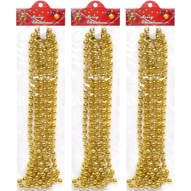 ДЕКОРАТИВНЫЕ БУСЫ НА ЕЛКУ 10ММ XYA07-2.7М