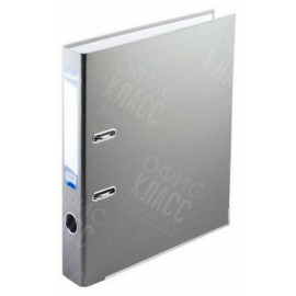 РЕГИСТРАТОР 5СМ А4 ПВХ BUROMAX СЕРЫЙ 3012-09С