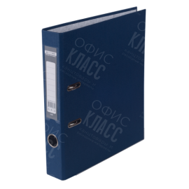 РЕГИСТРАТОР 5СМ А4 ПВХ BUROMAX ТЕМНО СИНИЙ 3012-03С