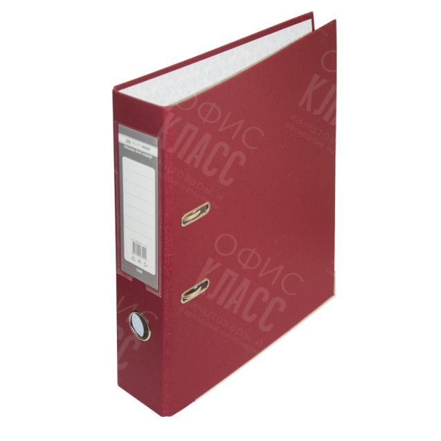 РЕГИСТРАТОР 8СМ А4 ПВХ BUROMAX БОРДОВЫЙ 3011-13С