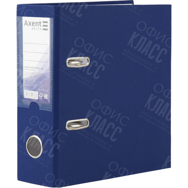 РЕГИСТРАТОР A5 75 ММ AXENT DELTA D1718-02C, ОДНОСТОРОННИЙ, СОБРАННЫЙ, СИНИЙ