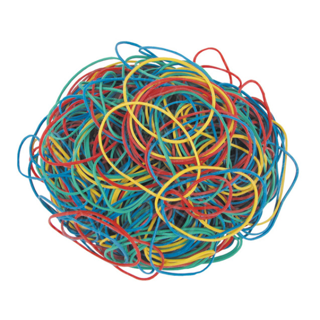 РЕЗИНКИ ДЛЯ ДЕНЕГ AXENT DELTA D4623, 1000 Г, ЦВЕТНЫЕ