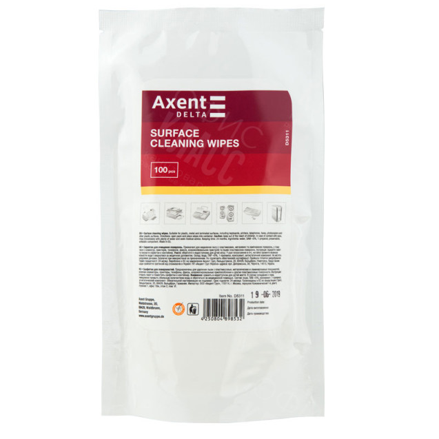 САЛФЕТ.AXENT Д/МОНИТ.100ШТ5311