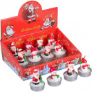 СВЕЧА НОВОГОДНЯЯ «ДЕД МОРОЗ, СНЕГОВИК»  5 СМ 12 ШТ L12–3  /10–81