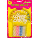 СВЕЧКИ ДЛЯ ТОРТА 10–100  "HAPPY BIRTHDAY»