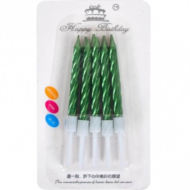 СВЕЧКИ ДЛЯ ТОРТА 10–91 «МЕТАЛЛИК»