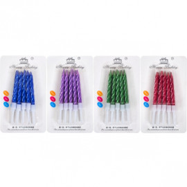 СВЕЧКИ ДЛЯ ТОРТА 10–91 «МЕТАЛЛИК»