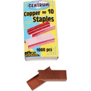 СКОБА №10 CENTRUM МЕДНАЯ 1000 ШТ