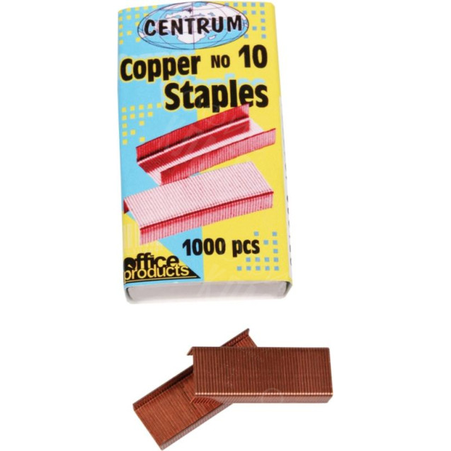 СКОБА №10 CENTRUM МЕДНАЯ 1000 ШТ