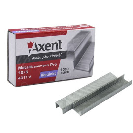 СКОБЫ ДЛЯ СТЕПЛЕРОВ AXENT PRO 4311-A, №10/5, 1000 ШТУК