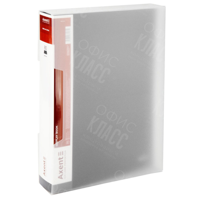 ДИСПЛЕЙ-КНИГА AXENT 1080-01-A, А4, 80 ФАЙЛОВ, ЧЕРНАЯ