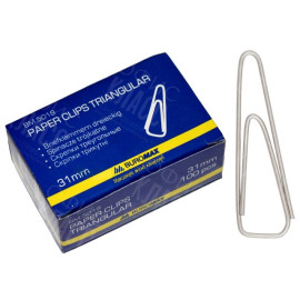 СКРЕПКИ 25ММ BUROMAX 5007 100 ШТ ТРЕУГОЛЬНЫЕ НИКЕЛИРОВАННЫЕ