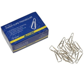 СКРЕПКИ 31ММ BUROMAX 5019 100 ШТ ТРЕУГОЛЬНЫЕ НИКЕЛИРОВАННЫЕ