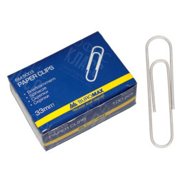 СКРЕПКИ 33ММ BUROMAX 5003 100 ШТ КРУГЛЫЕ НИКЕЛИРОВАННЫЕ СКРЕПКИ 33ММ BUROMAX 5003 100 ШТ КРУГЛЫЕ НИКЕЛИРОВАННЫЕ