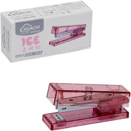 СТЕПЛЕР 270T ПРОЗРАЧНЫЙ КОРПУС, (СКОБЫ №24; 26) 20 ЛИСТОВ, 110Х55Х35 ММ