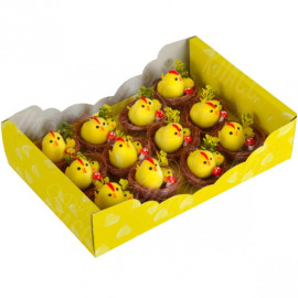 СУВЕНИР «КУРОЧКА И ЦЫПЛЕНОК В ГНЕЗДЕ» №1 1 ШТ