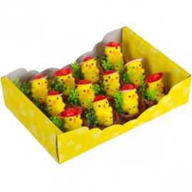 СУВЕНИР «КУРОЧКА И ЦЫПЛЕНОК В ГНЕЗДЕ» №2 1 ШТ 