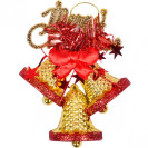 УКРАШЕНИЕ - ПОДВЕСКА «КОЛОКОЛЬЧИКИ 3 ШТ С НАДПИСЬЮ»  SKL-18065  /12–159