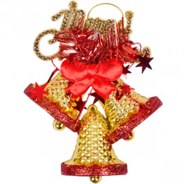 УКРАШЕНИЕ - ПОДВЕСКА «КОЛОКОЛЬЧИКИ 3 ШТ С НАДПИСЬЮ»  SKL-18065  /12–159