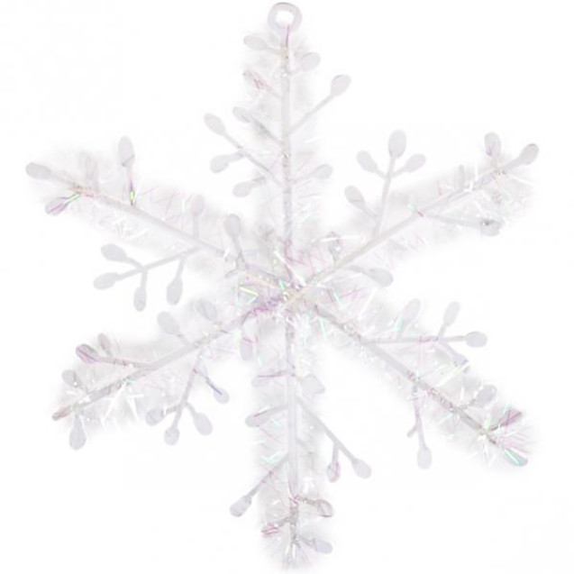 УКРАШЕНИЕ «СНЕЖИНКА»  БЕЛАЯ 15  СМ 12–151 В НАБОРЕ 3ШТ
