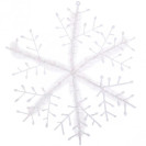 УКРАШЕНИЕ «СНЕЖИНКА»  БЕЛАЯ 23  СМ 12–153 В НАБОРЕ 3ШТ