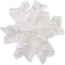 УКРАШЕНИЕ «СНЕЖИНКА»  ИЗ ДОЖДИКА БОЛЬШАЯ