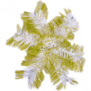 УКРАШЕНИЕ «СНЕЖИНКА»  ИЗ ДОЖДИКА БОЛЬШАЯ