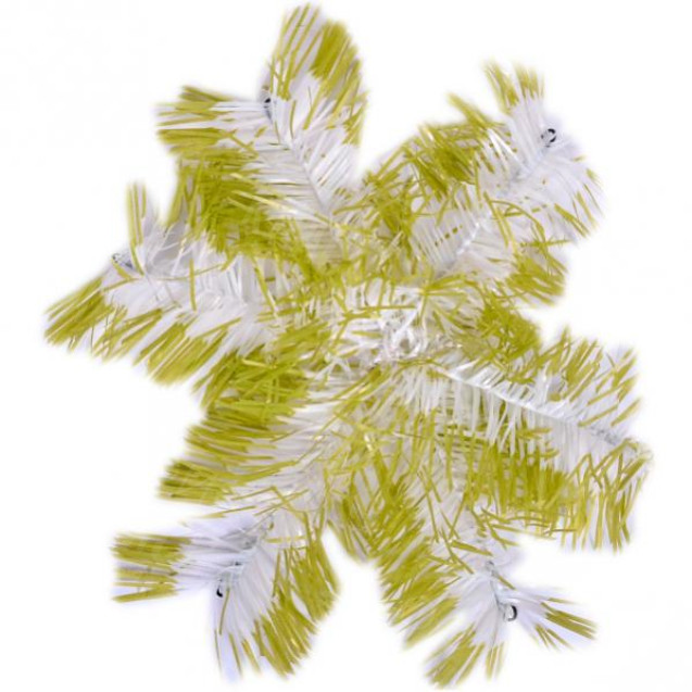 УКРАШЕНИЕ «СНЕЖИНКА»  ИЗ ДОЖДИКА БОЛЬШАЯ